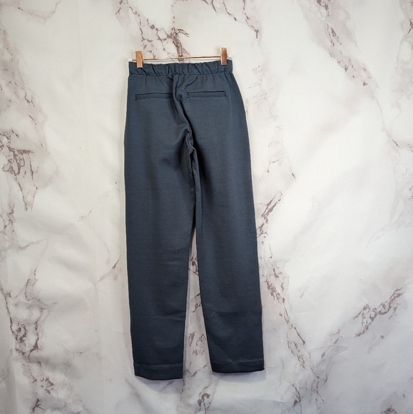 Everlane Dream Pant Dark Gray Slate Women High Rise Crop Pull On Ponte - Picture 11 of 15